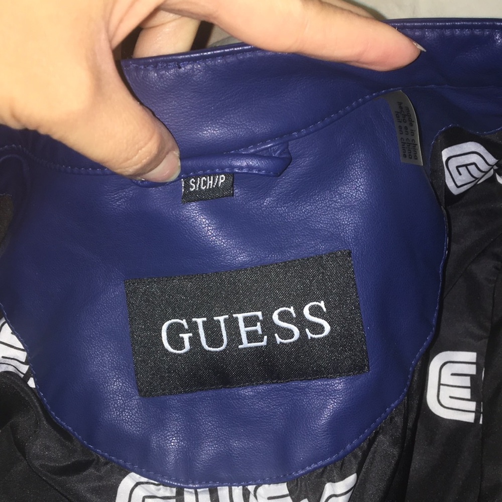 Guess jacket blue worn once small - Picture 3 of 8